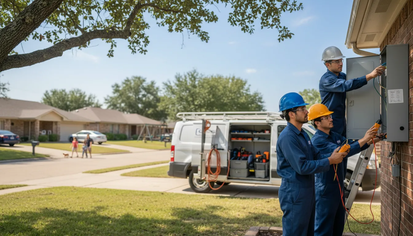 Certified electrician providing emergency electrical services in Bozrah, CT